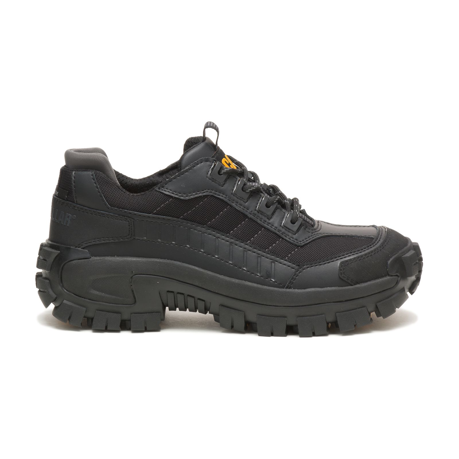 Men's Caterpillar Invader Steel Toe Work Shoes Black Ireland WPOU45231